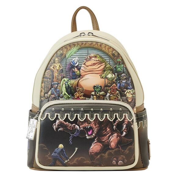 Loungefly Star Wars Return of the Jedi 40th Anniversary Jabba\'s Palace Mini BP